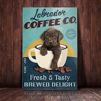 Куче Метална Лидице знак Кафе Вкусно Сготвена Наслада за Печат плакат Ресторант Кафе Всекидневна Домашна Артистична Декорация на стените плака
