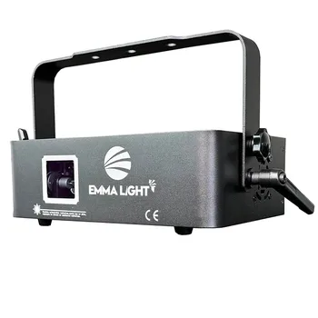 Лазерен лъч RGB ILDA мощност от 2 W 3 W Скенер на анимационния лъч Лазерен прожектор за сцена Лазерна светлина за партито на Dj Лазерен панорамен ефект Light