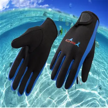 Ластични зимни ръкавици за гмуркане дебелина 1,5 мм, неопренови мини ръкавици за гмуркане