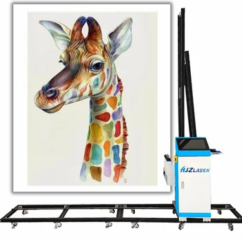 Лесен за употреба 3D автоматичен вертикален принтер с височина 2,5 метра, за инсталиране директно на стената Отвътре и отвън на помещенията