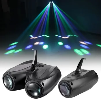 Мини-дискотека-dj, цветен лазерен проектор led, празнична светлина, 64/128 led панорамен ефект, осветление за атмосферата домашни развлечения