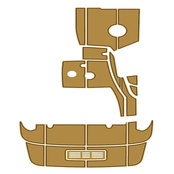 Мини самозалепващи се подложки за лодки Ева, подови Настилки за SeaRay 350 2017 Аксесоари