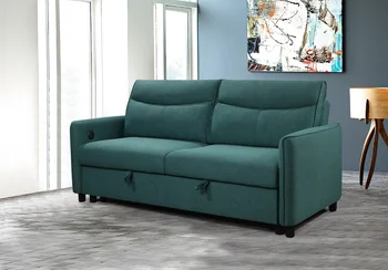 Многофункционален разтегателен диван за хол, разтегателен диван с USB
