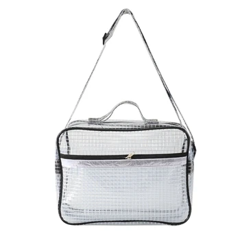 Многофункционална прозрачна чанта, изработена от PVC, Антистатик чанта инженер за чисти помещения, чанта за инструменти, Прозрачна чанта през рамо, органайзер за инструменти, 517D