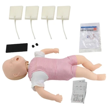 Модел за обучение на обструкция на дихателните пътища при кърмачета и на изкуствено дишане, имитирующая задушаване на детето за оказване на първа детска грижа, образователна модел на совалка