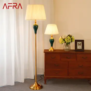 Модерен керамичен под лампа AFRA, Креативни американски Прости Стая, осветителни тела, Led декор за дома, хол, спалня, кабинет
