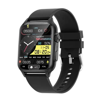 Модерен смарт часовници с информационни напомняне за повикване KT64, умни часовници с мониторинг на сърдечната честота, 100 + спортен режим, ръчен часовник, водоустойчив IP67