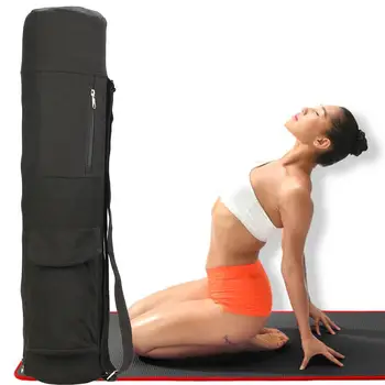 Модерна чанта за подложка за йога, преносима здрава однотонная многофункционална чанта за съхранение на ремъка за йога за фитнес зала