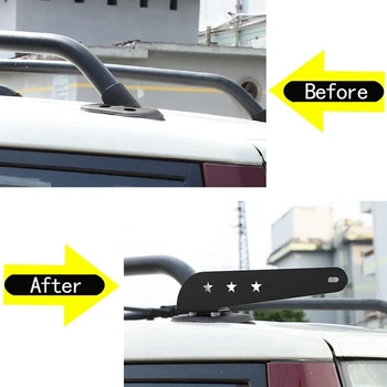 Монтаж на метална скоба светлина върху покрива на автомобила за Toyota FJ Cruiser 2007-2021 Притежателя на основата на автомобилен фенер Автомобилни Аксесоари