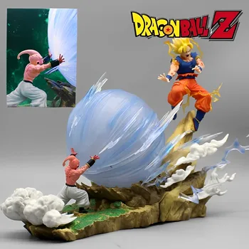 На разположение на аниме Dragon Ball Z Маджин Buu срещу son Goku Фигурка Gk Statue Фигурки от PVC са подбрани модел за детски подаръци, Играчки