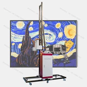 Най-добрият универсален лазерен принтер за домашна употреба, подобрен модел мастилено-струен принтер за вертикални стенни рисунки с висока резолюция, Ярки украса Художествена галерия