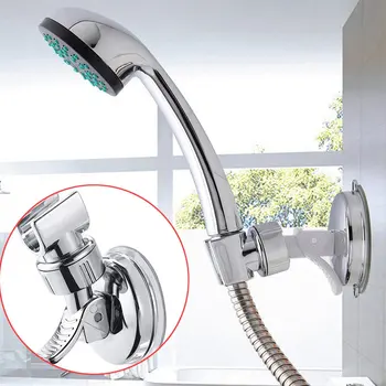 НОВ държач за душ с вендузата, Универсална регулируема Движещ се държат за баня, държач за душ глави, поставка за аксесоари за баня