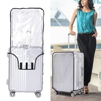 Нов калъф за пътищата багаж за 18-30-инчов куфара, аксесоари за пътници, Прозрачна, водоустойчива количка от PVC, защитни прахозащитен седалките