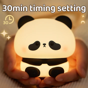 Нов лека нощ с пандой Туту 5 0.3 А, зареждане чрез USB, хубава лампа с изображение, спални, детски творчески подарък за рожден Ден, лампа