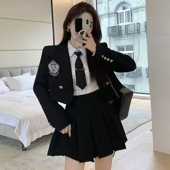 Нов Подобрен Корейски Японски стил Jk Sweet Cool Tyle Секси Jk Suit Fashion Girl Униформи в стил колеж и училището Ежедневния моден костюм