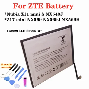 Нова Батерия Li3929T44P6h796137 За ZTE Nubia Z11 mini S Z11 министрите NX549J Z17 mini Z17mini NX569H NX569J NX569H Батерия с капацитет 3000 mah