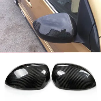 Нова капак за подмяна на огледалата за обратно виждане на страничните врати на колата е от въглеродни влакна за Nissan Tiida 2011-2014