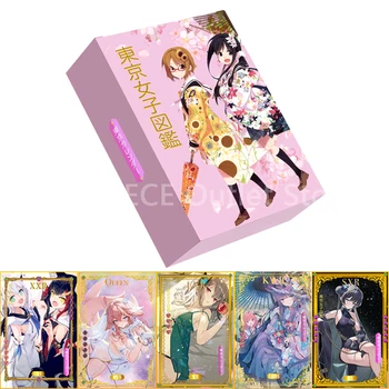 Нова Оригинална Tokyo Girl Collection Cards Booster Box Аниме За Момичета Пълен Набор от Редки Карти AZR SGP ЕСП Детска Настолна Игра, Играчки, Подаръци