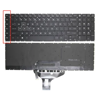 Новата Руско-американска Арабска клавиатура с червена RGB подсветка за HP Omen Plus 17CB 17-CB 17-CB1002ca 17-CB1070nr 17-CB1072nr 17-CB0028ur BG AR