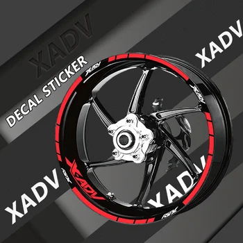 НОВИТЕ етикети за гуми за мотоциклети на Honda X-ADV 750 X ADV 750, Трайно сцепление с колело, Вътрешна, Външна Светоотражающая ивица, декоративни стикери