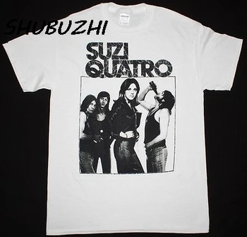 новоприбывшая мъжка тениска SUZI QUATRO, модна тениска в стил хип-хоп, homme, голям размер 3XL, памучни тениски и потници с кръгло деколте