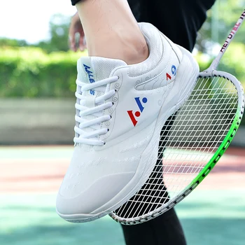 Обувки за бадминтон унисекс, мъжки професионални обувки за тренировки за състезания по бадминтон, модерни и удобни обувки за тенис за мъже