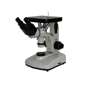 Обърна БИНОКЪЛА на Металургичния Микроскоп 4XB