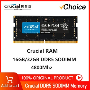Оперативна памет на лаптопа Ключова DDR5 е 8 GB 16 GB 32 GB 4800 Mhz 5200 Mhz 5600 Mhz 1.1 CL40 262-Пинов За Лаптоп Модул SO-DIMM