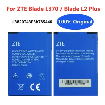 Оригинален висок Клас Батерия Li3820T43P3H785440 2000mAh За ZTE Blade L370/Blade L2Plus L2 Plus Батерии За мобилни Телефони Batteria