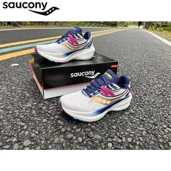 Оригинални мъжки обувки Saucony Victory 20, Противоударная подметка за състезания, пуканки, Ежедневни маратонки за бягане, спортни леки маратонки с амортизация.