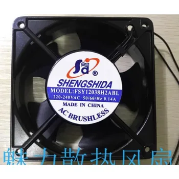 Оригиналът на Вентилатора-Охладител за FSY12038H2ABL 220-240 v 50/60 Hz 0.14 A Fan Охлаждане на Аксиални на двигателя 120*120*38 мм