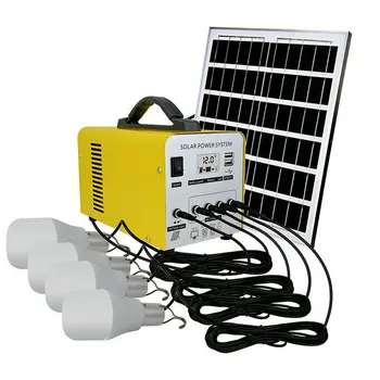Панел за слънчева енергия 12V USB, слънчево зарядно устройство с led крушки в комплект с генератор, система за домашно, вътрешно/външно осветление, Безплатна доставка, Новост