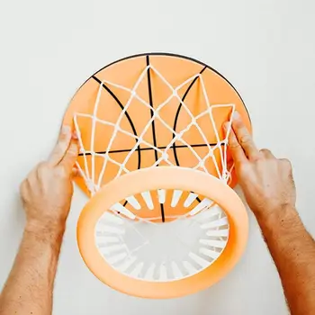 Пенопластовый баскетбол и обръч, мини-баскетбол обръч за помещения, детска играчка, складное баскетболното пръстен за таван