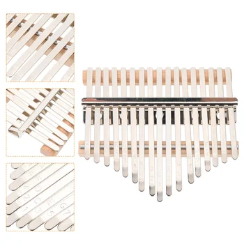Пиано Perfect Gauntlets Музикален инструмент калимба от махагон за начинаещи, пиана за палеца с аксесоари, дърво, акустична мюзикъл