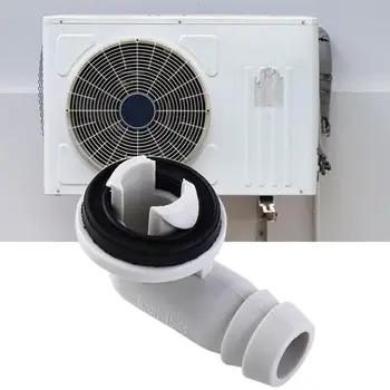 Пластмасов съединител тоалетна маркуч на външния блок на климатика ac фитинг Коляно-с гумен пръстен Съединител на тръбата ac Въздушен инструмент