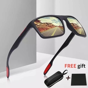 Поляризирани Слънчеви очила за Мъже в свръхлеки TR90 рамка За шофиране, риболов, Дамски Слънчеви очила С Антирефлексно покритие Правоъгълни сенки, Очила с UV400