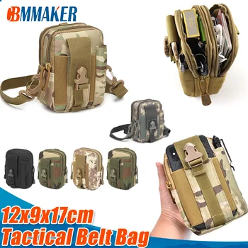 Поясная чанта, тактическа поясная чанта, военно-спортна Водоустойчива туристическа чанта за нощуване на открито, чанта за лов, риболов, пътен инструмент