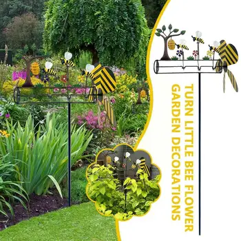 Превърнете Малка Пчелку В Украса украса на градината, За да калинка Старомоден Градински декор X4B1