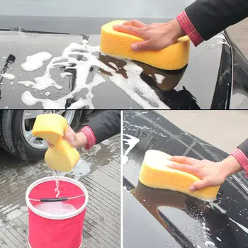 Преносим водоустойчив гъба за миене на автомобили от микрофибър с гъста пяна и многофункционални почистване на Фигура 8 Средство за измиване на автомобили
