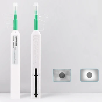 Пречистване на оптоволокна с дръжка 2,5 мм, One Click Cleaner е Инструмент за почистване на оптоволокна Почистете торцевую повърхността на оптичен съединител