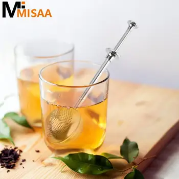 Прибиращ сливи за чай Премиум-клас, лесен за използване висококачествено многофункционално издръжлив сито за накисване на чай, цедка за чай набор Essential