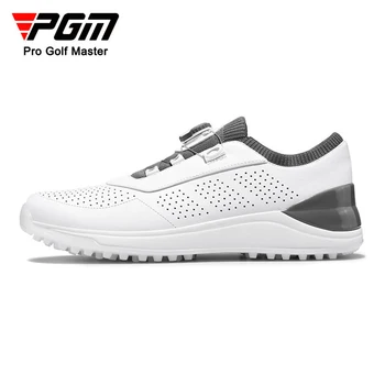 Професионални футболни обувки за голф PGM, мъжки обувки за голф, Дишащи Летни маратонки за разходки по тревата, обувки за бизнес отдих XZ264