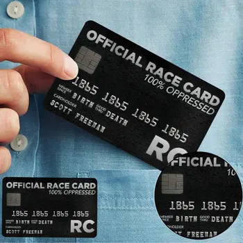 Размер на чантата-PVC Черен Бял Официалната състезателна карта, Кредитна карта, надминава всичко Карта привилегии Карта