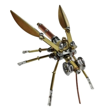 Ръчна модел на насекомото, на комара, метални строителни блокове на 