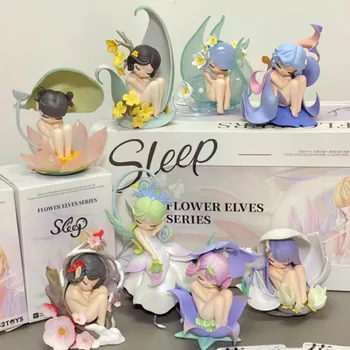 Серия Sleep Flower Elf Spirit Играчки Blind Random Mystery Box Box Mistery Caixa Фигурка Surpresa Сладко Модел Подарък за Рожден Ден