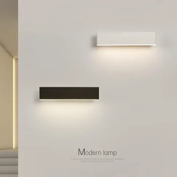 Скандинавски модерен led монтиран на стената лампа, Креативен дизайн, география, лампа за спални, обзавеждане за коридор, El Hogar Moderno Lamparas 2023