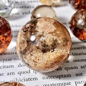 Случаен градински топка с размер на 1-3 см, Обхват от естествен кристал, Бижута, изработени от естествен кристал, Бижута със скъпоценни камъни, блясък