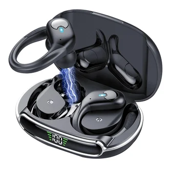 Слушалки, Bluetooth 5.3, водоустойчиви слушалки IPX8, обадете се на ENC HD, ушите, безжични спортни слушалки с дълбоки бас