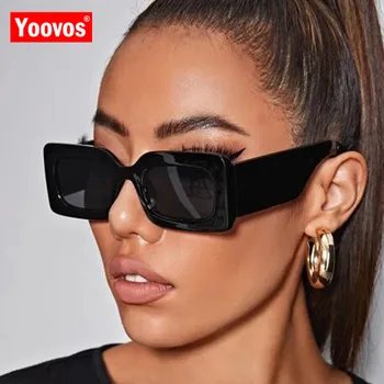 Слънчеви очила Yoovos 2023 Женски Луксозни Дамски Слънчеви Очила Винтажное Огледало Високо Качество Glasse Square Маркови Дизайнерски Дамски слънчеви Очила