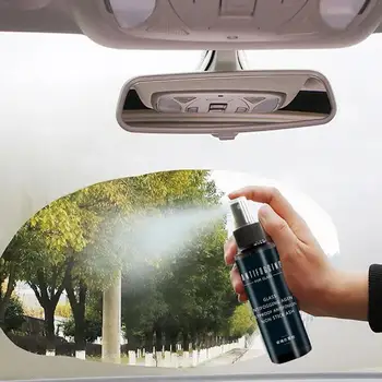 Спрей против замъгляване за стъкло на автомобила, огледало за обратно виждане, вода-репелент спрей за стъкла, спрей против замъгляване, покритие от дъжд за стъкло на превозното средство